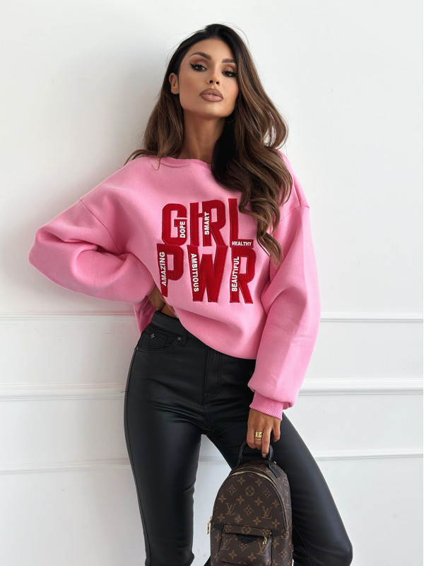 Bluza GIRL POWER pink