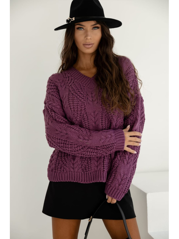 Sweter SHERIDAN lilac