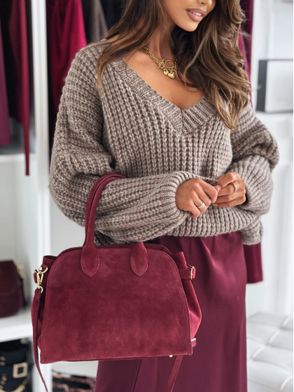 Sweter TESSERE mocca