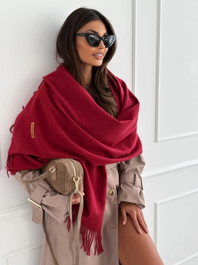 kaszmirowo-weniany-szal-autumn-basic-ruby