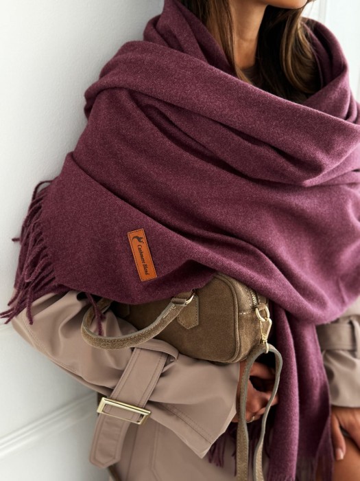 kaszmirowo-weniany-szal-autumn-basic-plum