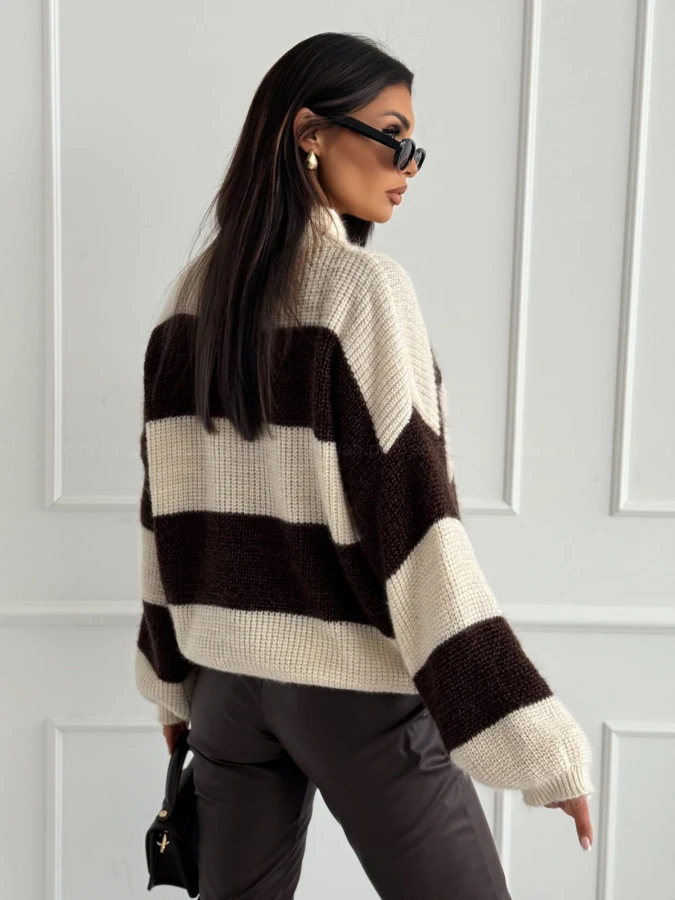 sweter-harvey-strips-chocolatenude