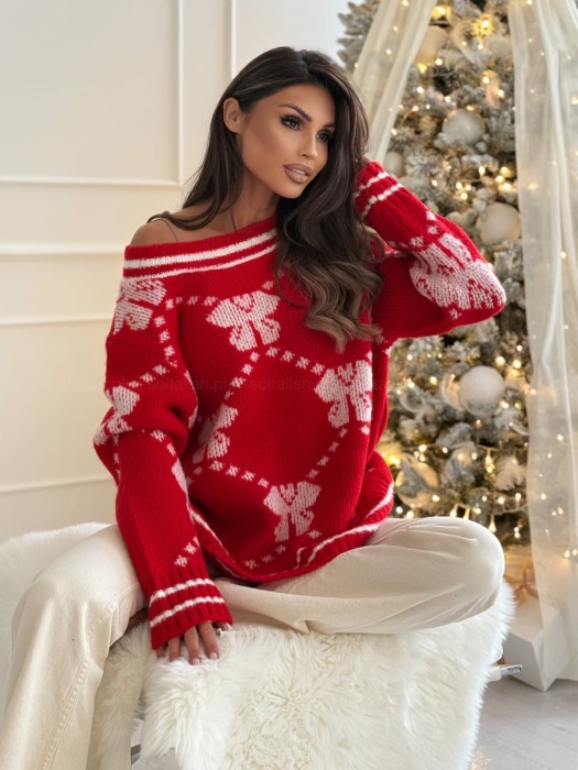 sweter-regan-bow-red
