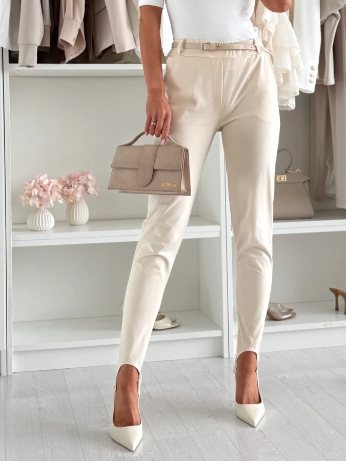 spodnie-ambrosso-beige-z-paskiem