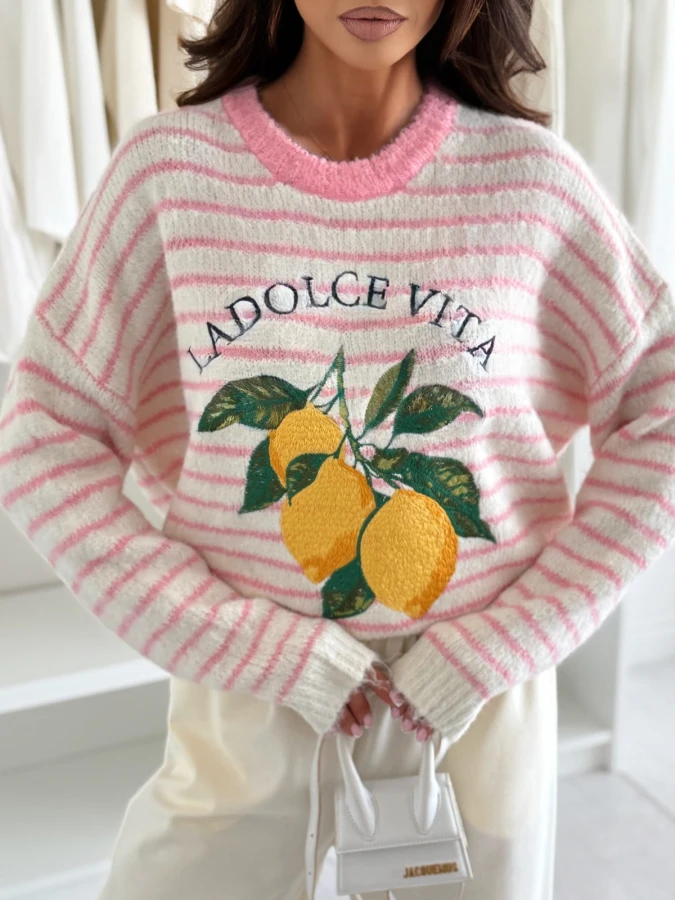sweter-la-dolce-vita-creamypink