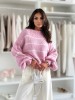 sweter-w-paski-carliss-pink-z-domieszka-weny