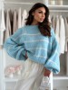 sweter-w-paski-carliss-blue-z-domieszka-weny