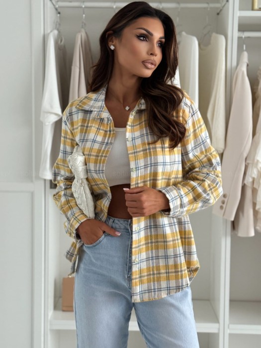 koszula-w-krate-rush-yellowbeige