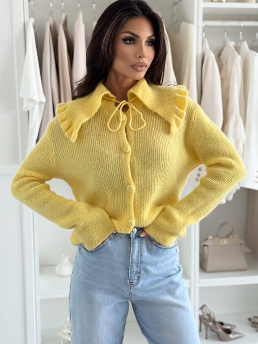 kardigan-z-konierzykiem-andrea-yellow
