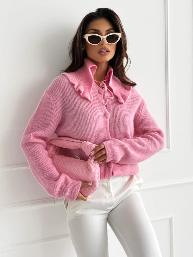 kardigan-z-konierzykiem-andrea-candy-pink