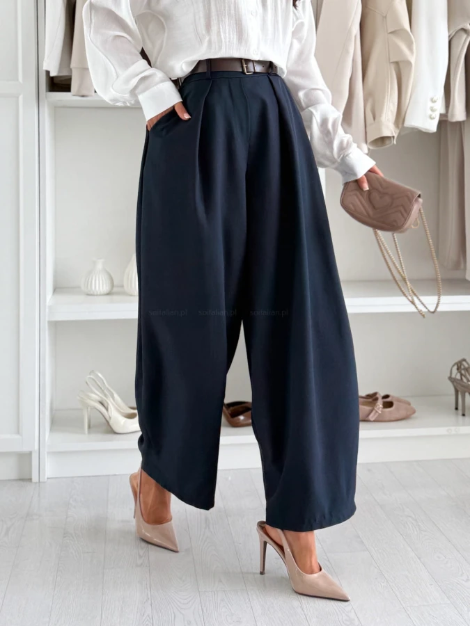 spodnie-stile-navy-z-paskiem