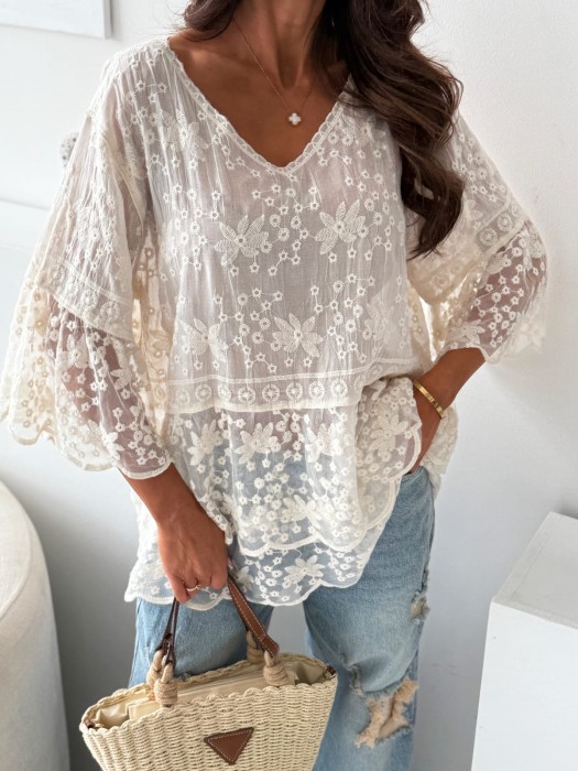 bluzka-koszulowa-la-roccia-ivory