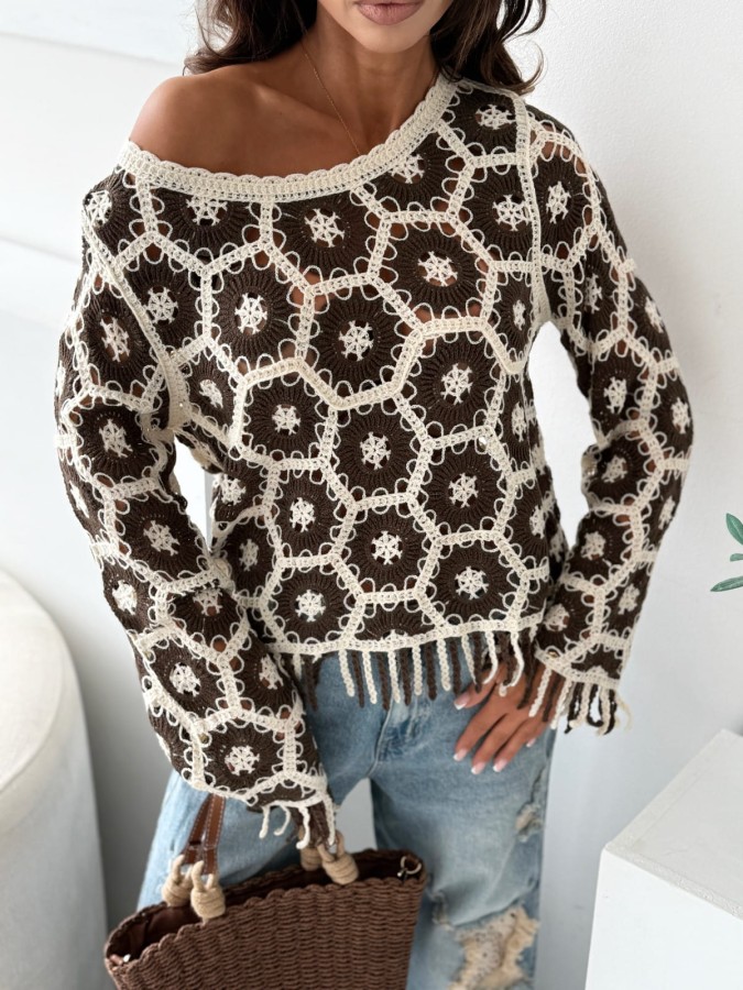 bluzka-azurowa-botricello-beigechocolate