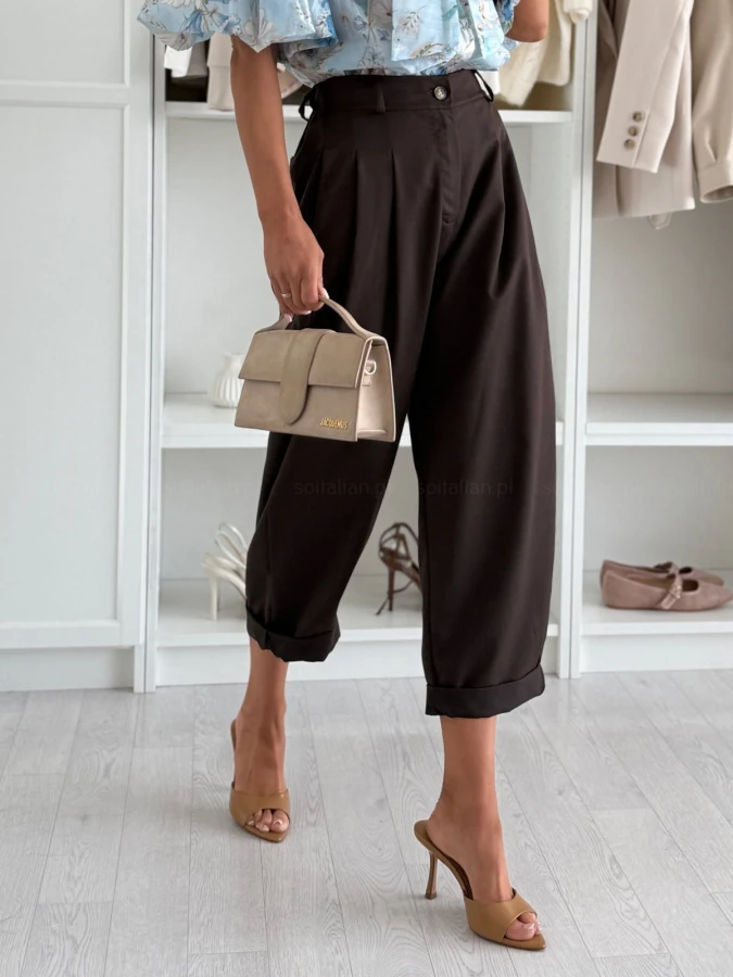 spodnie-foley-chocolate-z-gumka-w-pasie