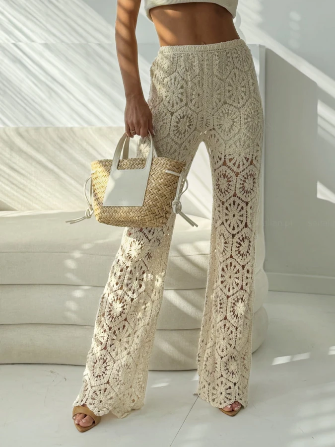 spodnie-azurowe-agrostino-beige