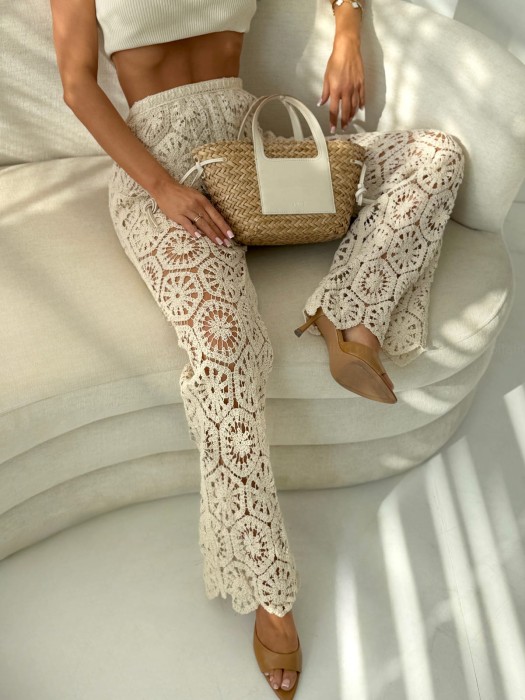 spodnie-azurowe-agrostino-beige