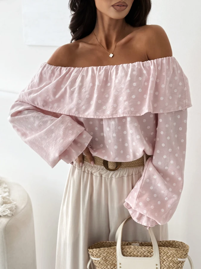 bluzkahiszpanka-dottie-powder-pink