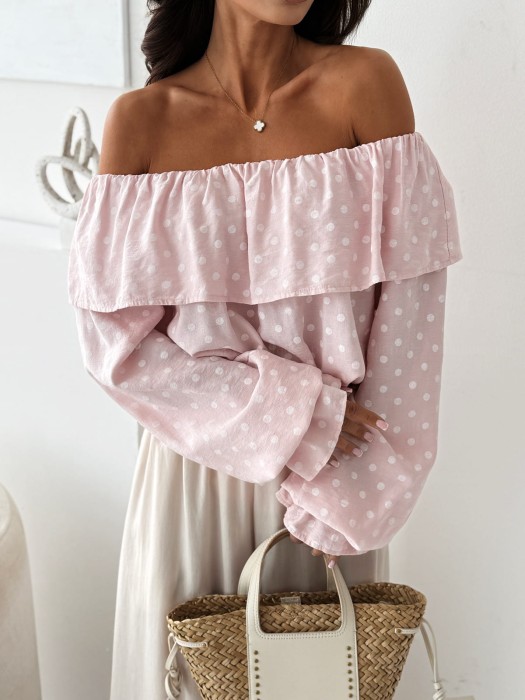 bluzkahiszpanka-dottie-powder-pink