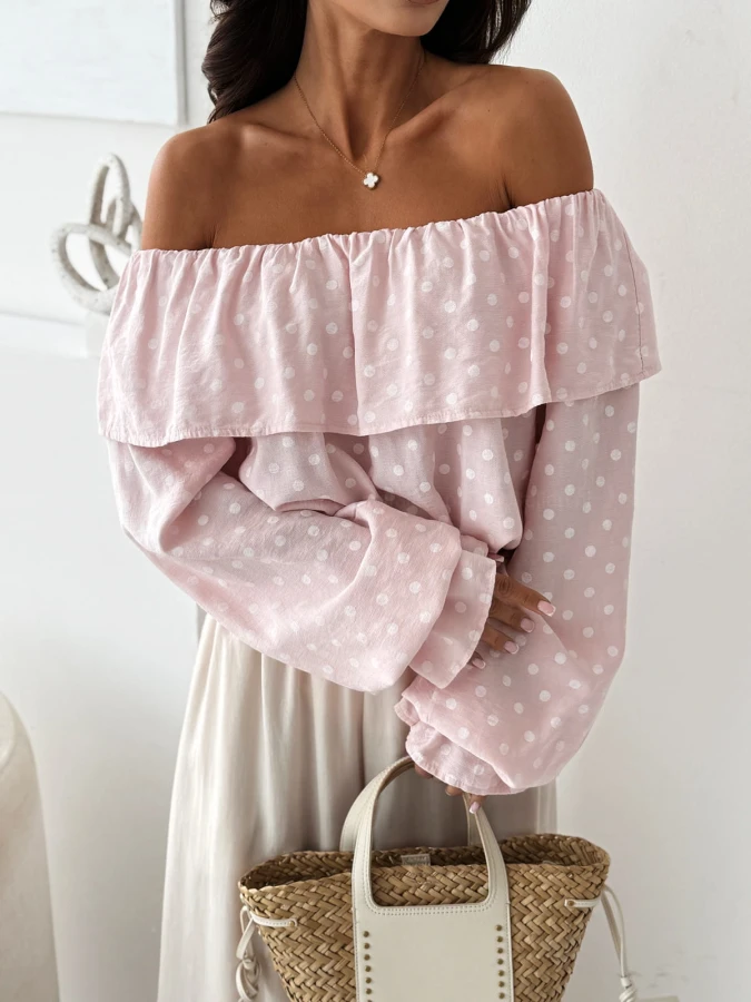 bluzkahiszpanka-dottie-powder-pink