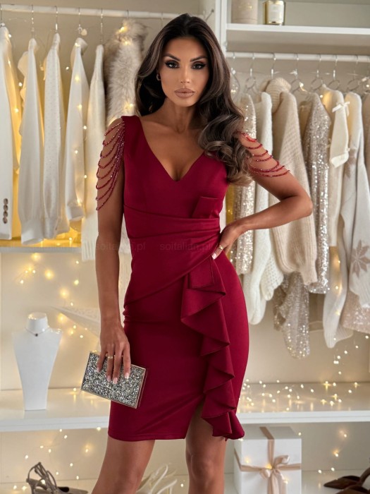 sukienka-short-time-after-time-burgund